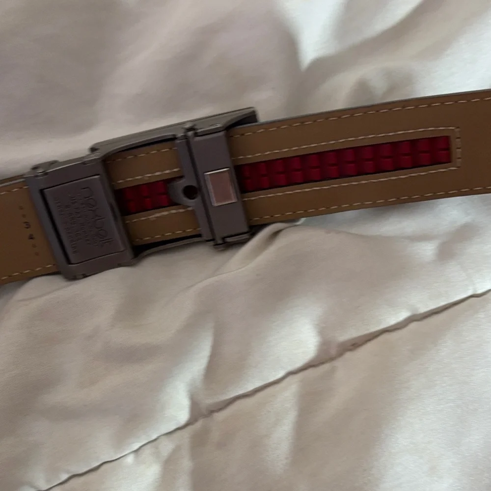 Nexbelt Men’s Precise Fit Ratchet Gray Leather Belt